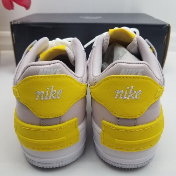 Nike Air Force 1 Shadow White Rose Yellow - Picture 6 of 7